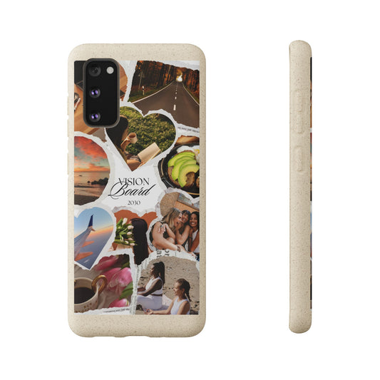 Eco-Friendly Phone Case, Sustainable Accessories, Personalized Gift, Collage Design, Nature Lovers Gift, Trendy Smartphone Cover